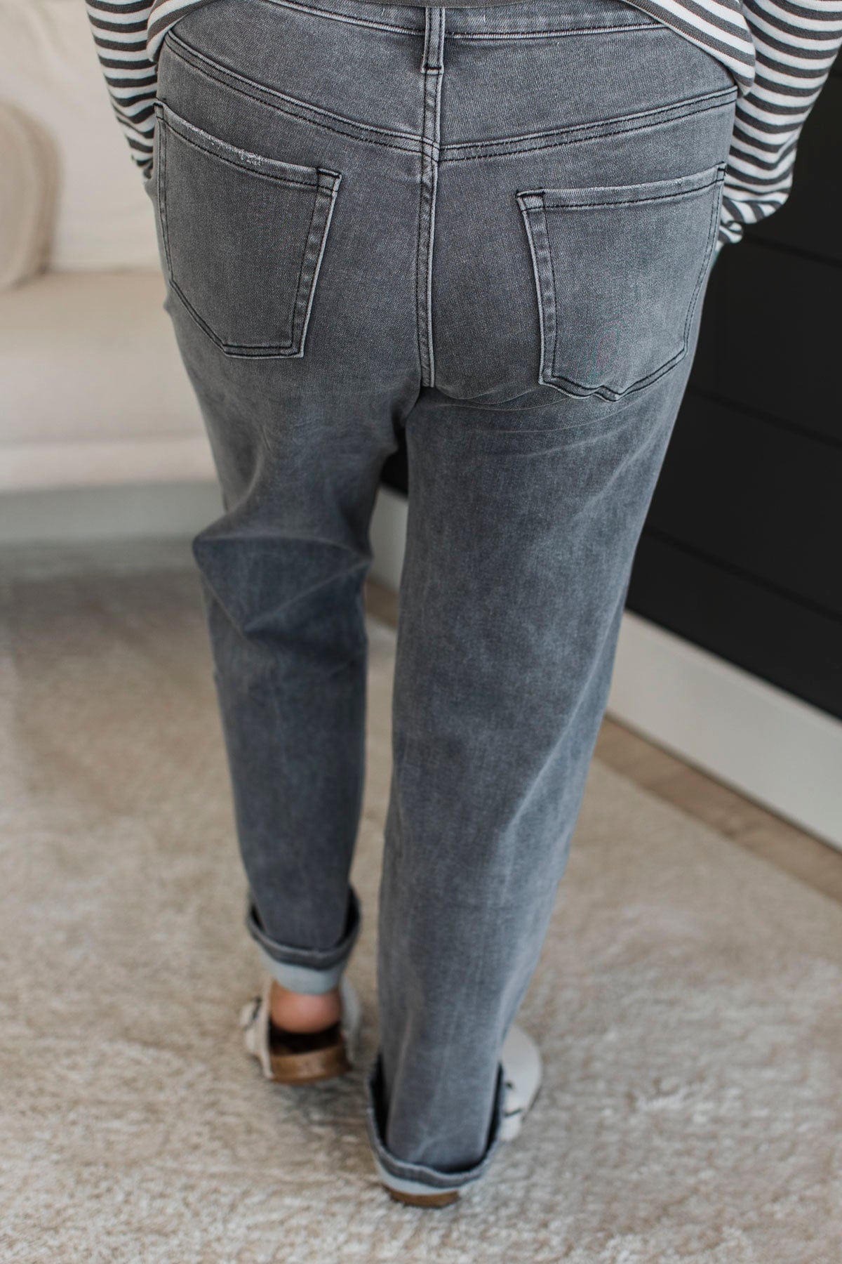 Vervet Slim Straight Jeans- Wilma Wash - Image 8