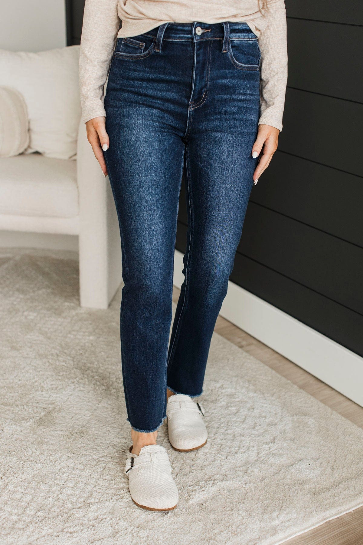 Vervet Stretch Straight Jeans- Briar Wash - Image 3