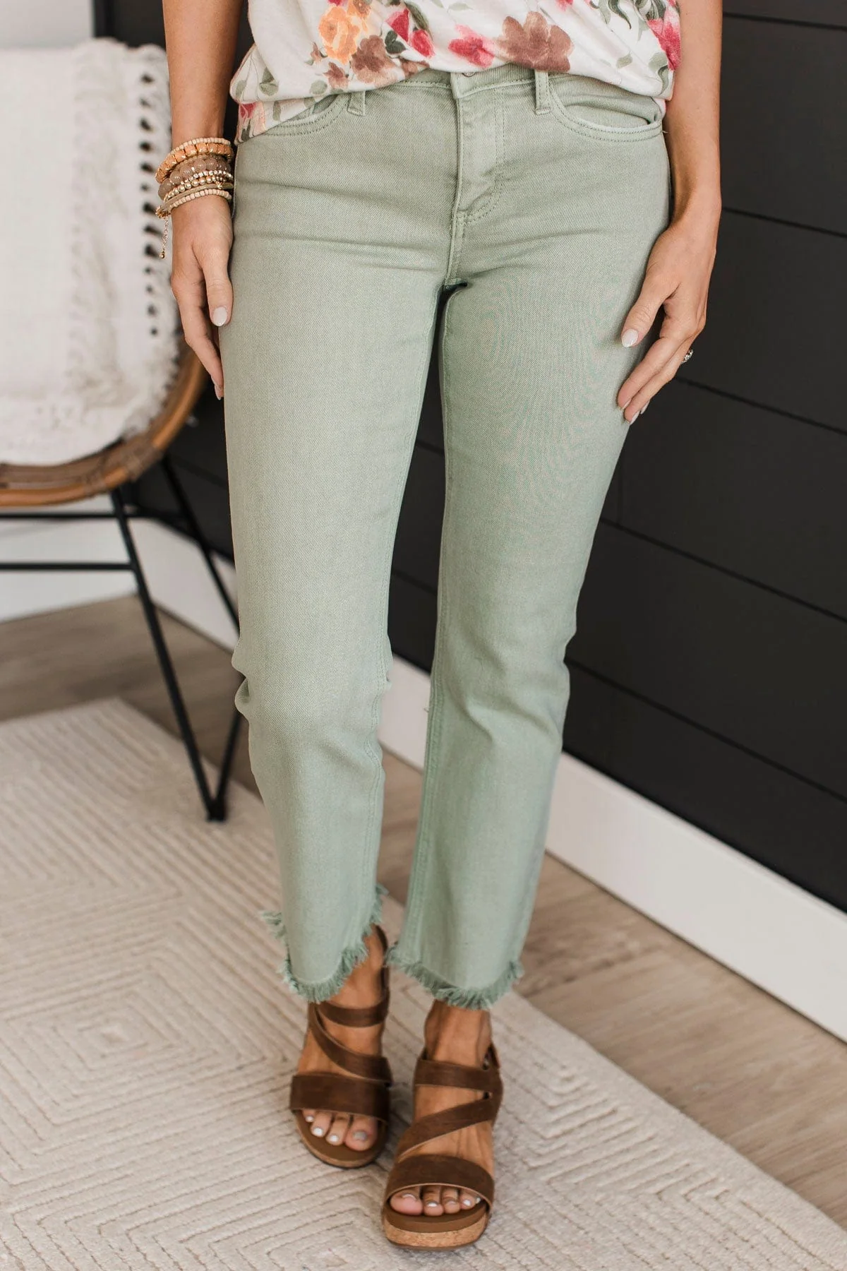 Vervet Stretch Straight Jeans- Dalia Wash - Image 3