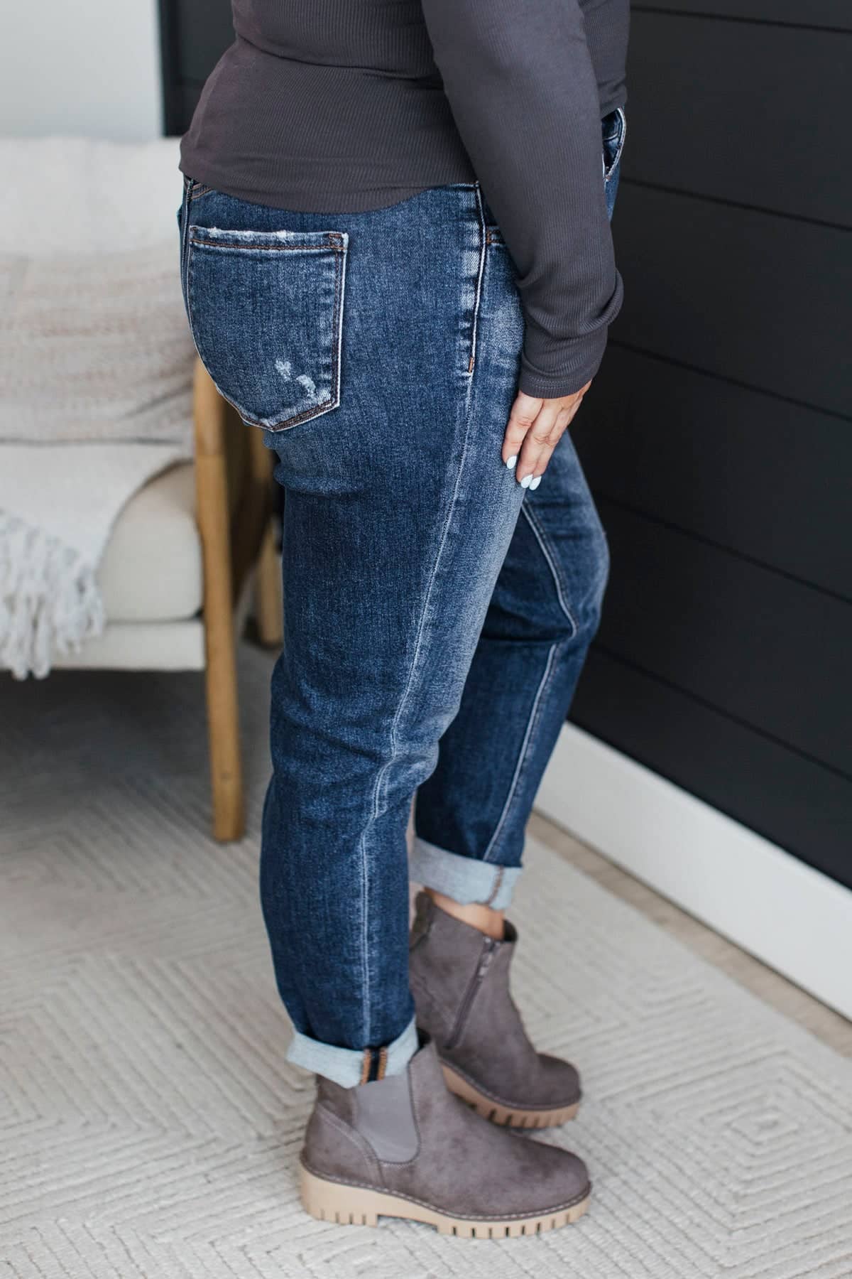 Vervet Tummy Control Skinny Jeans- Joy Wash - Image 6