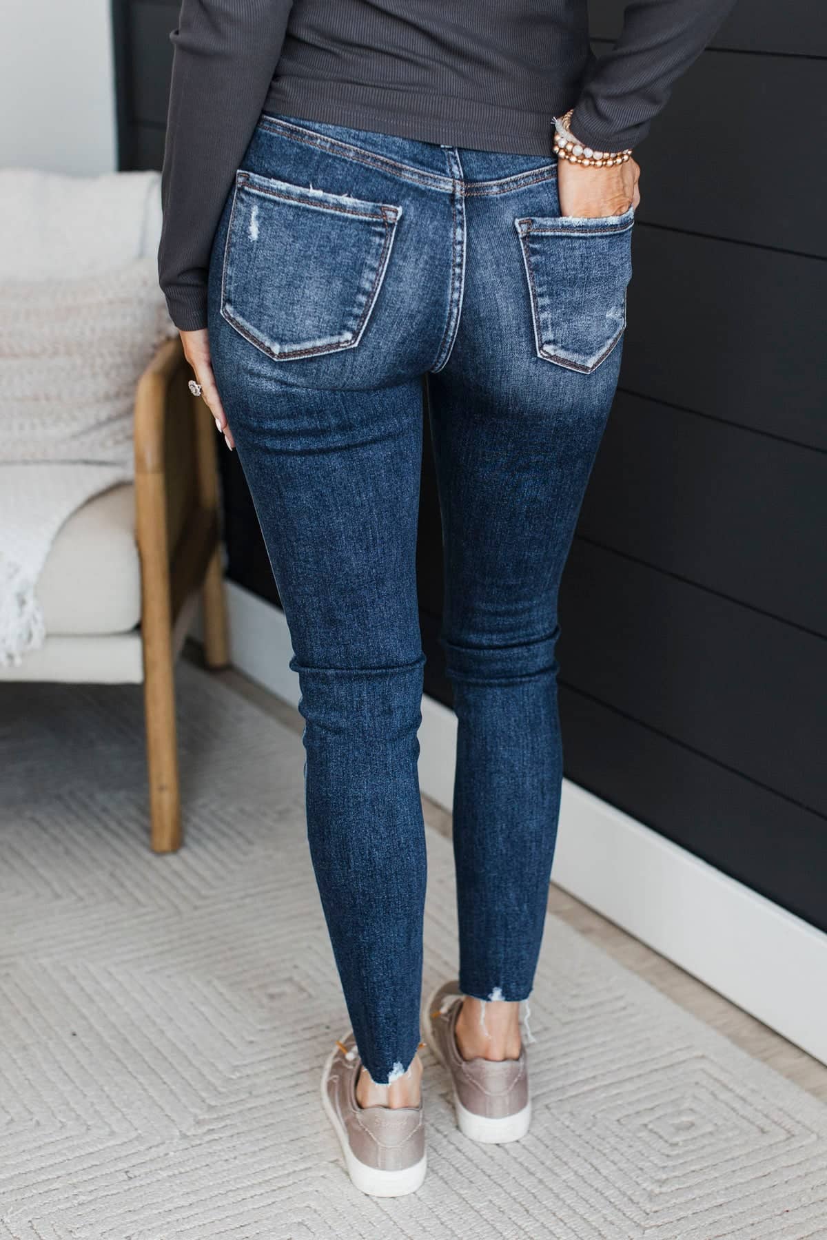 Vervet Tummy Control Skinny Jeans- Joy Wash - Image 7