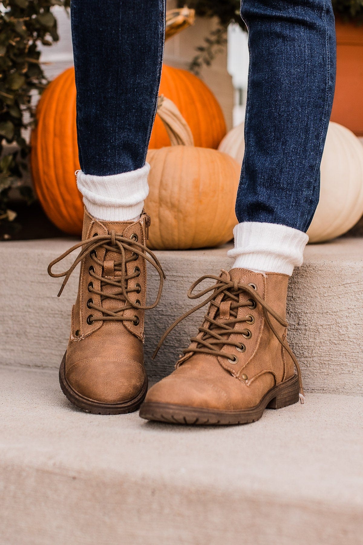 Very G Birdie Booties- Tan - Image 4
