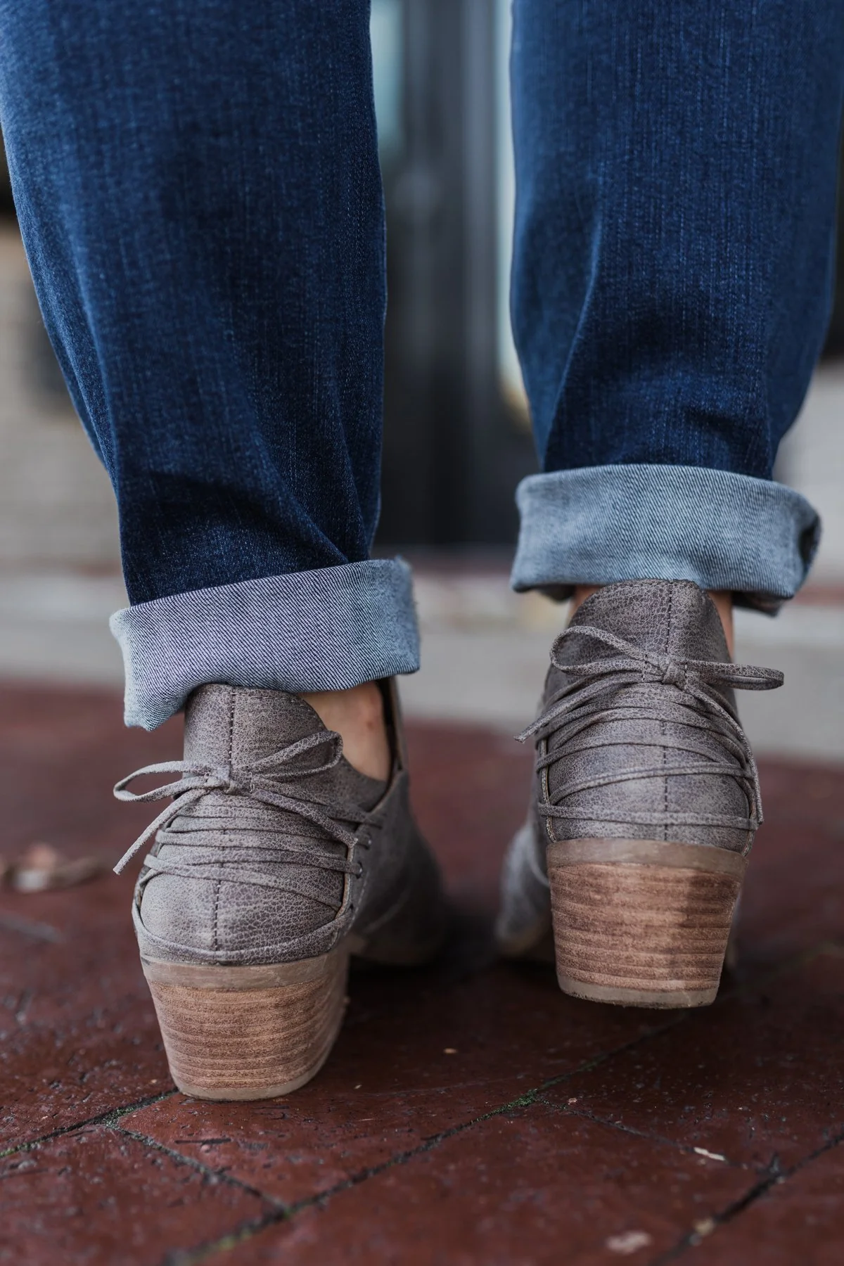 Very G Cindy Booties- Grey - Image 3