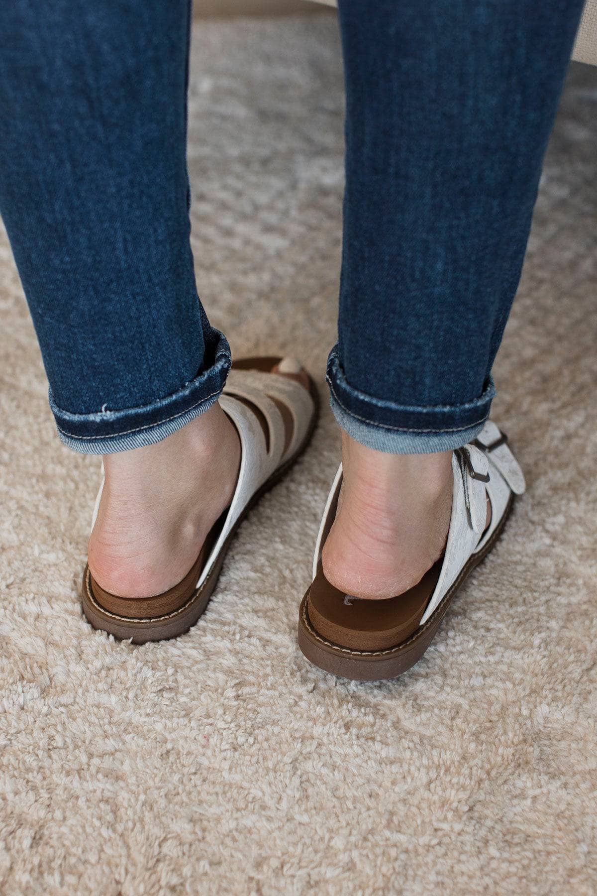 Very G Elma Sandals- White - Image 3