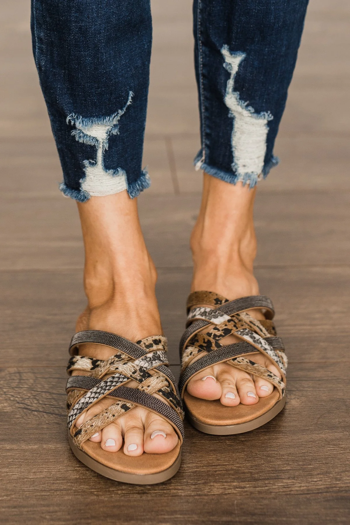 Very G Giselle Sandals- Taupe - Image 3
