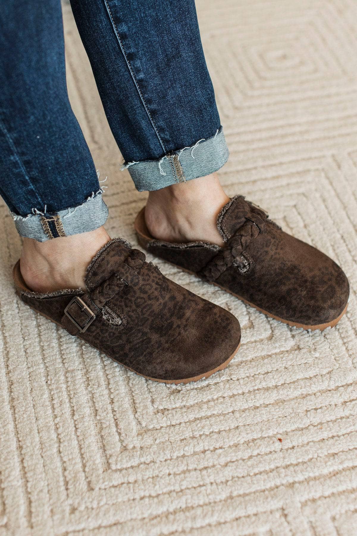 Very G Iris 3 Mules- Leopard - Image 3