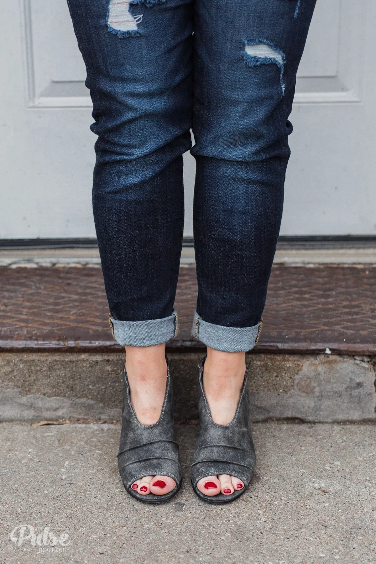 Very G Janice Booties- Grey - Image 2