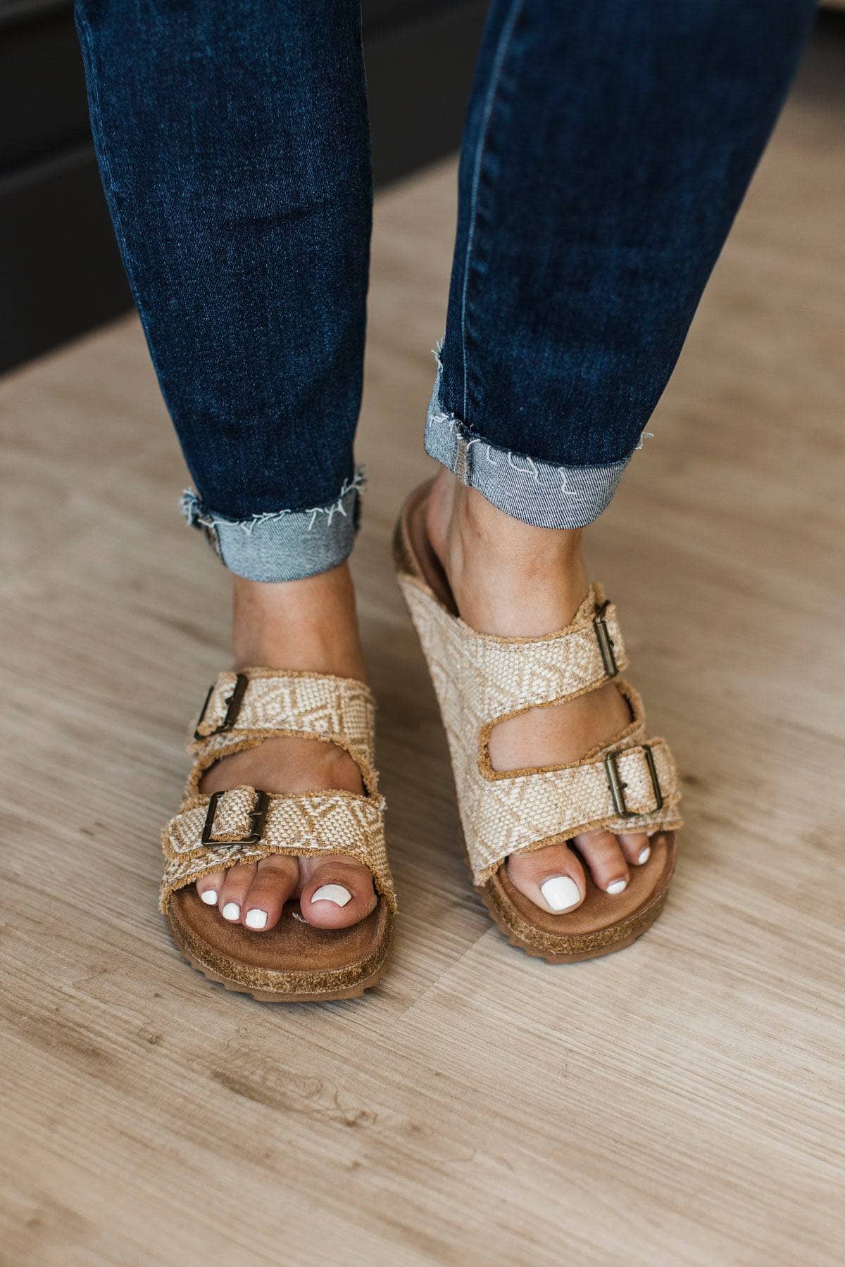 Very G Jesse Sandals- Natural