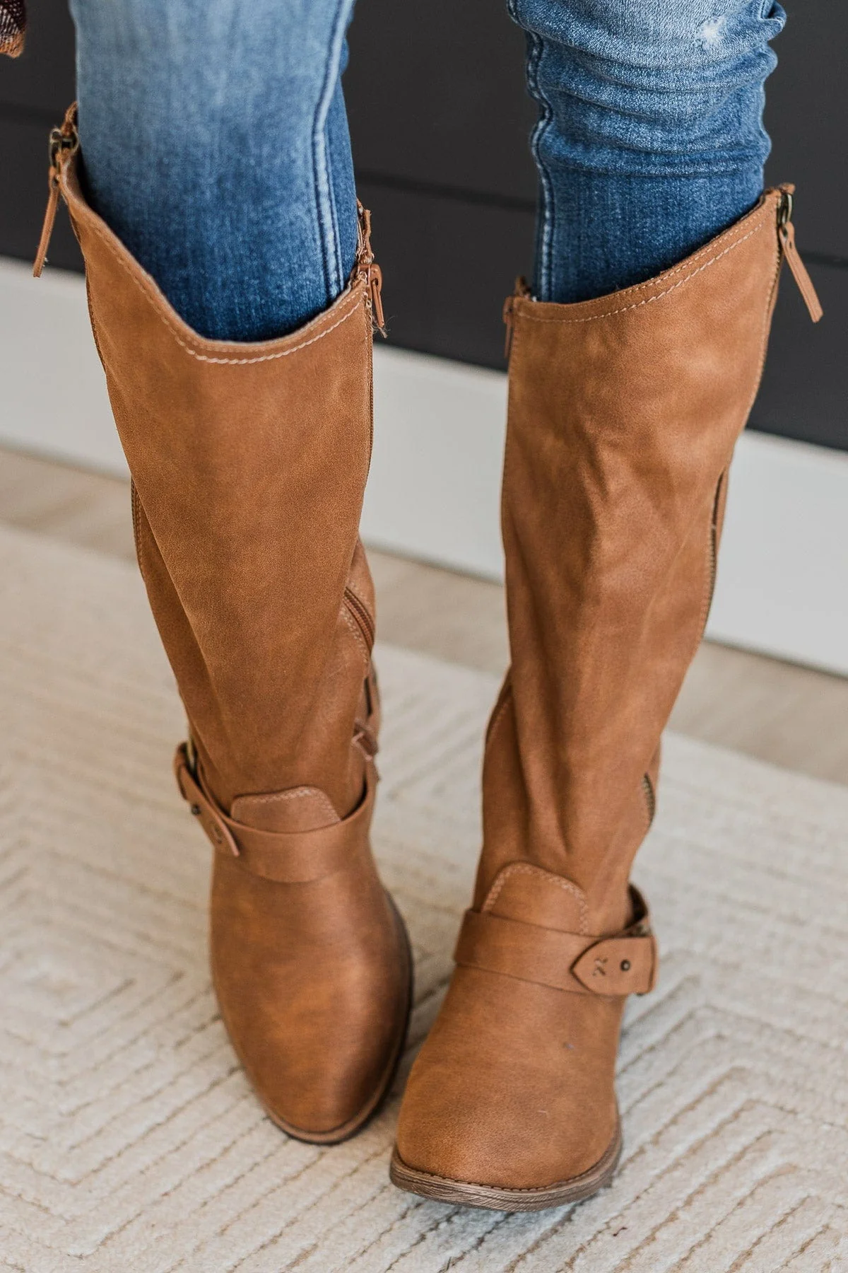 Very G Merlot Boots- Tan - Image 2