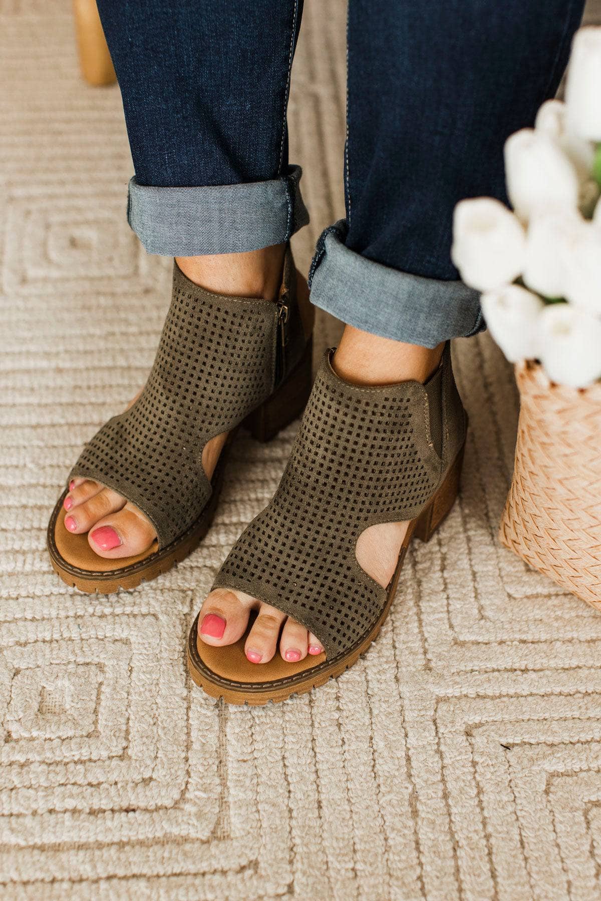 Very G Milsy Sandals- Khaki - Image 5