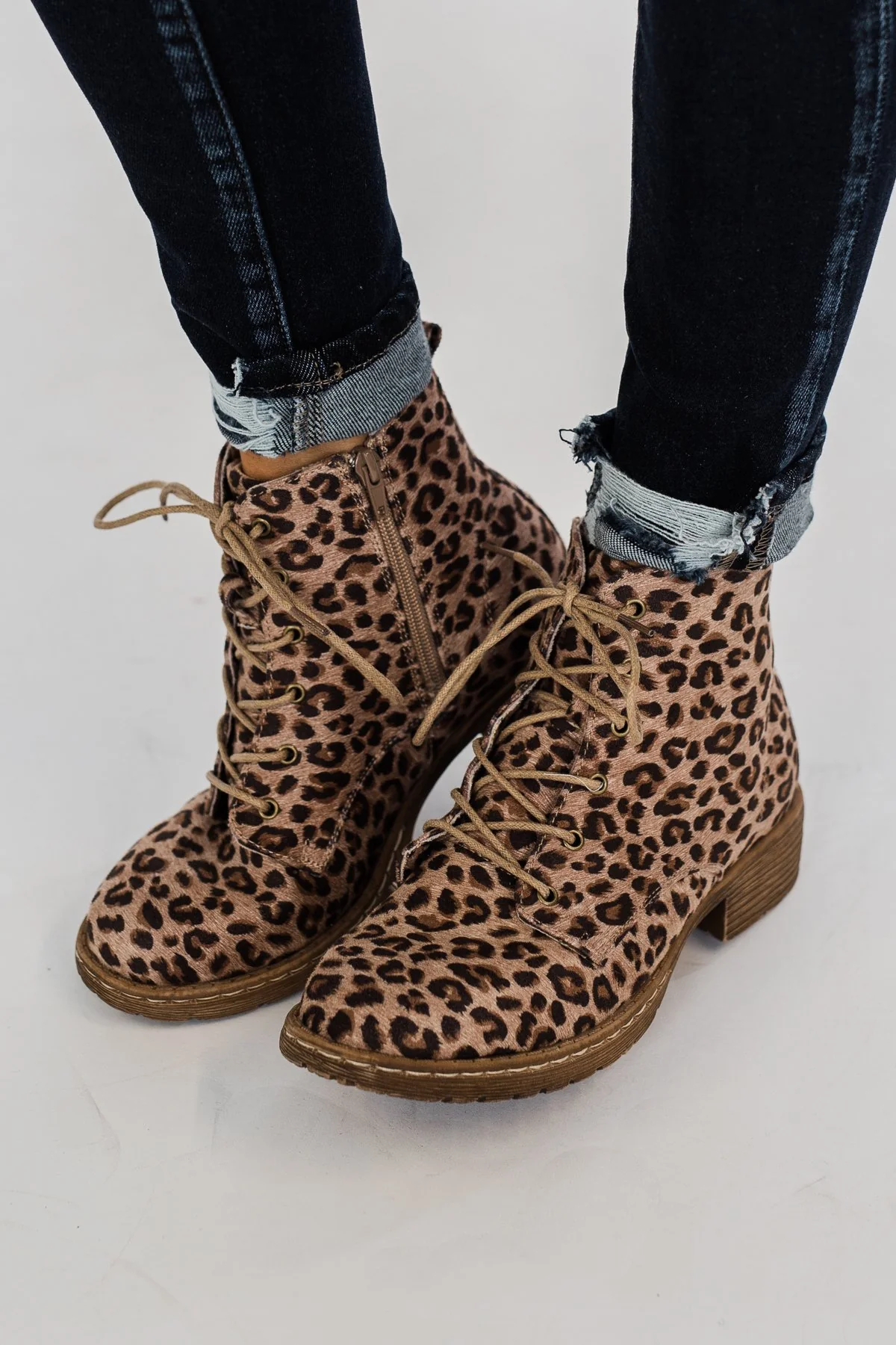 Very G Naomi Booties- Tan Leopard - Image 3