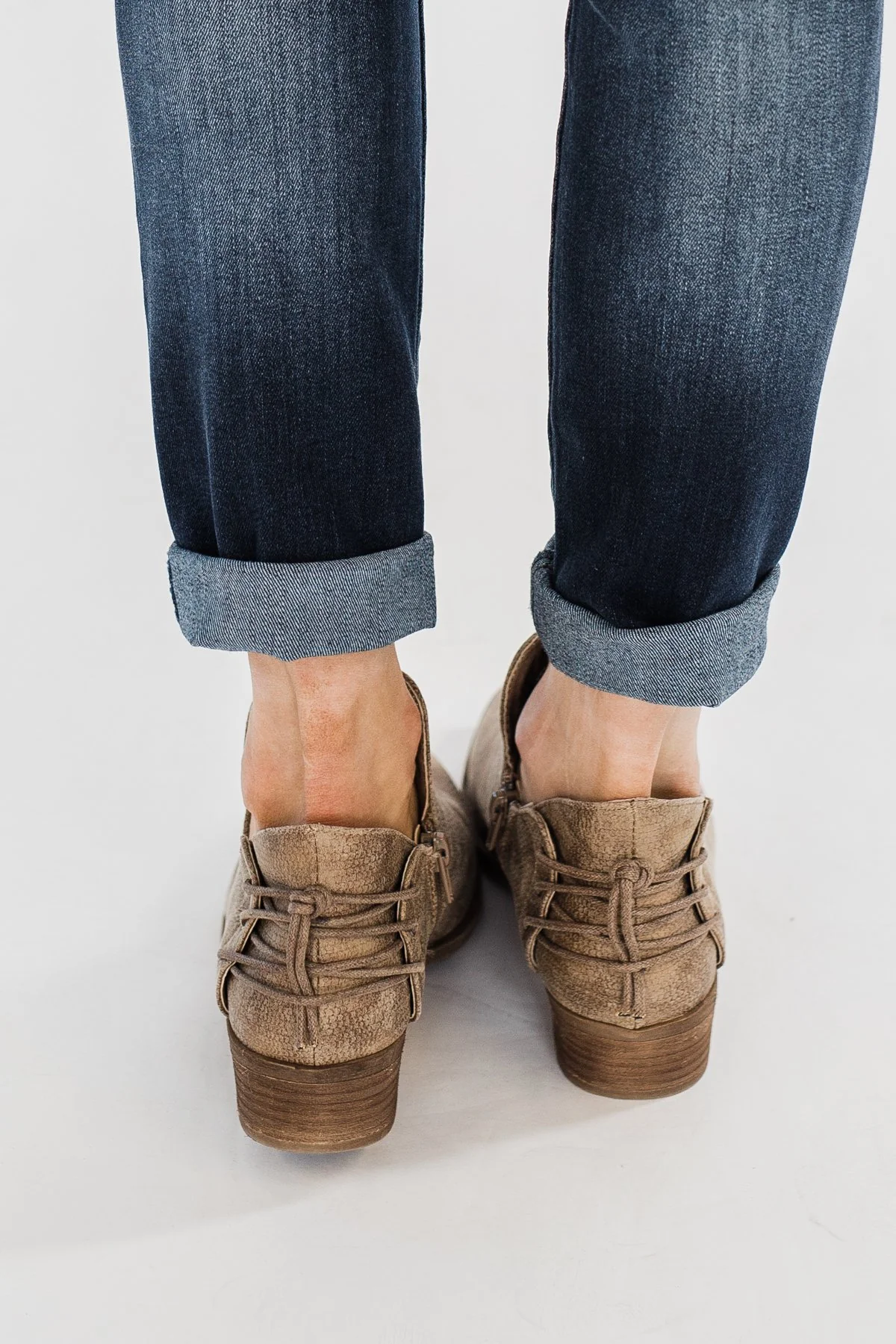 Very G Rebecca Booties- Beige - Image 4