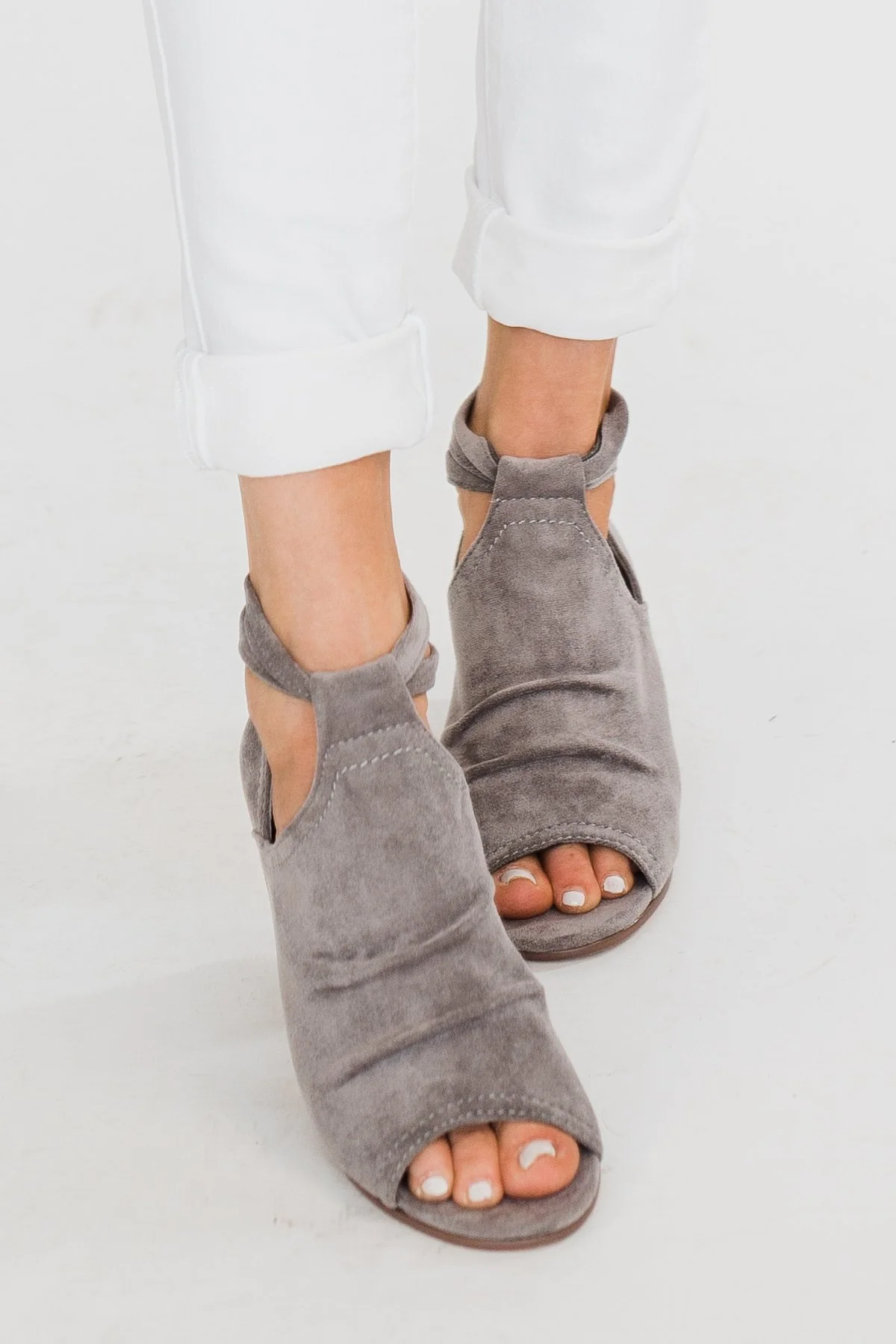 Very G Sylvanna Heels- Grey - Image 3