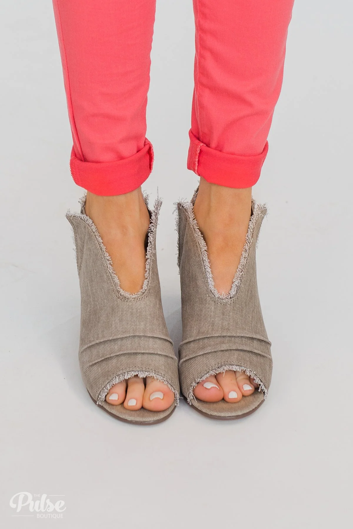 Very G Sunny Booties- Taupe - Image 2