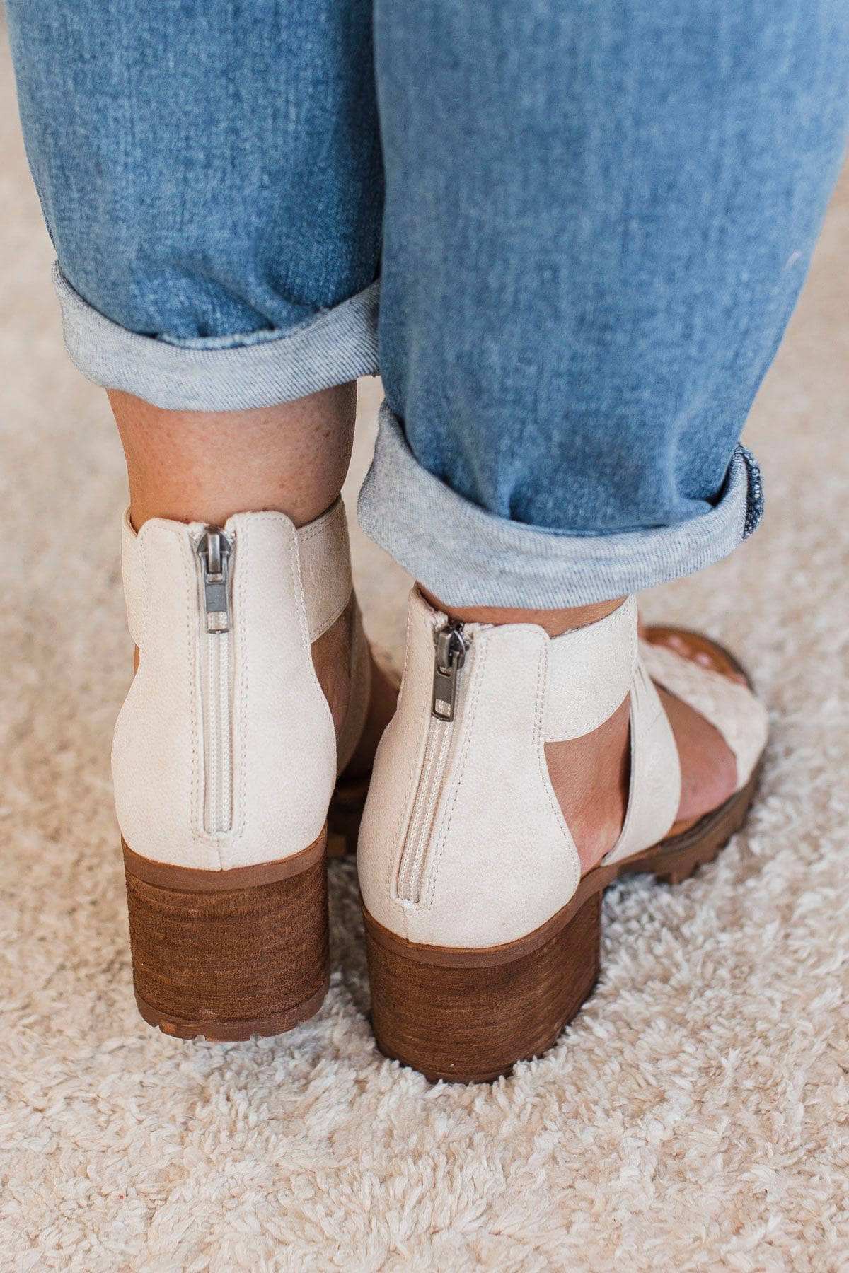Very G Vana Sandals- Cream - Image 3