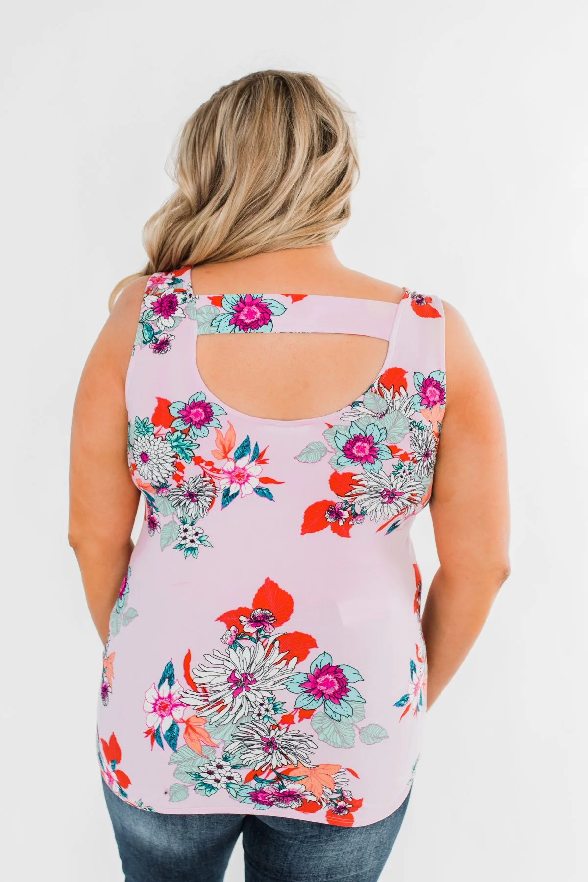 Waiting For You Floral Tank Top- Pink Lavender - Image 12