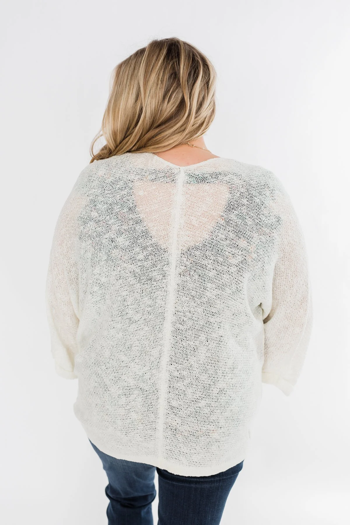 Waiting On A Miracle Knitted Cardigan- Ivory - Image 13