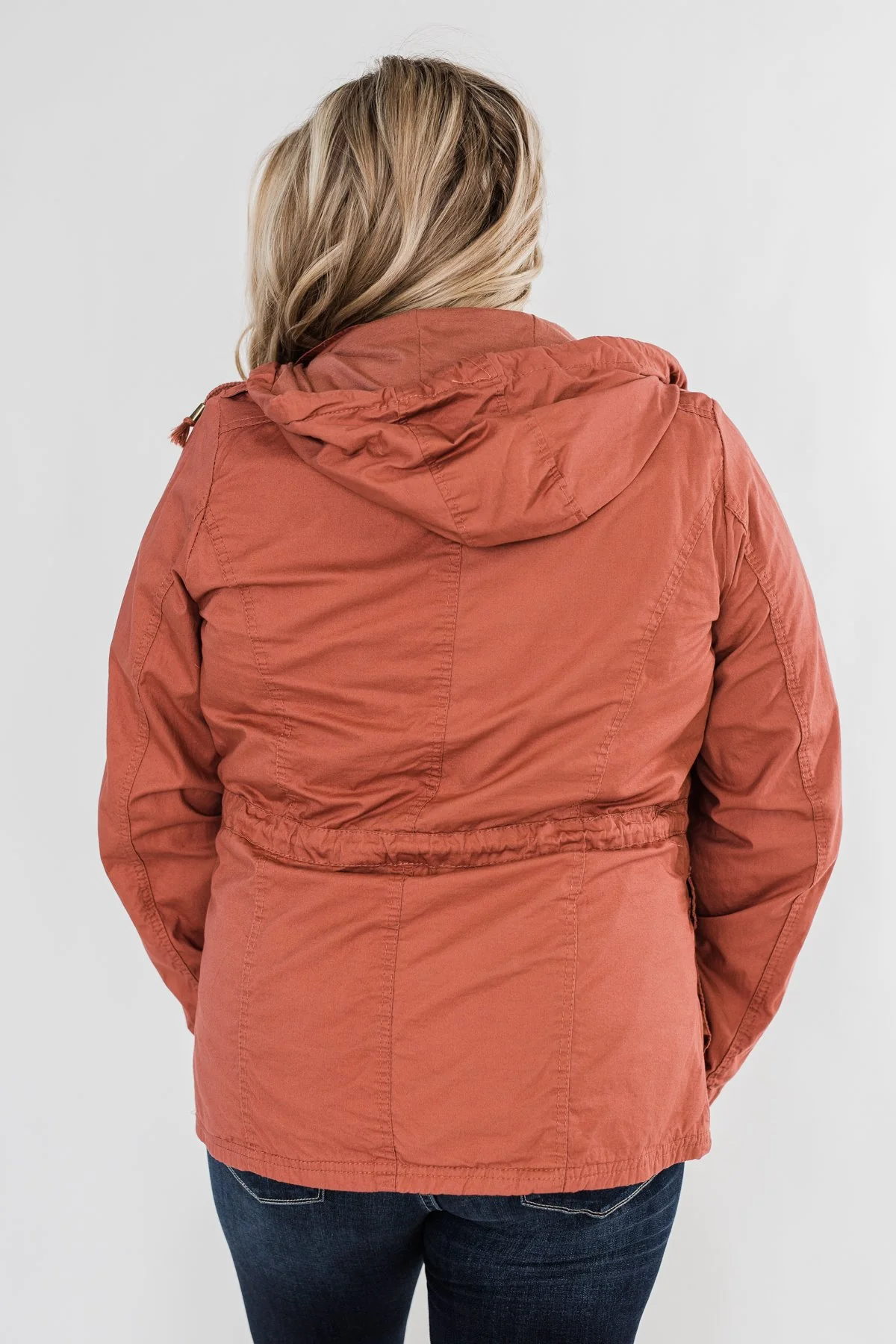 Walk With Me Cinch Jacket- Soft Rust - Image 9