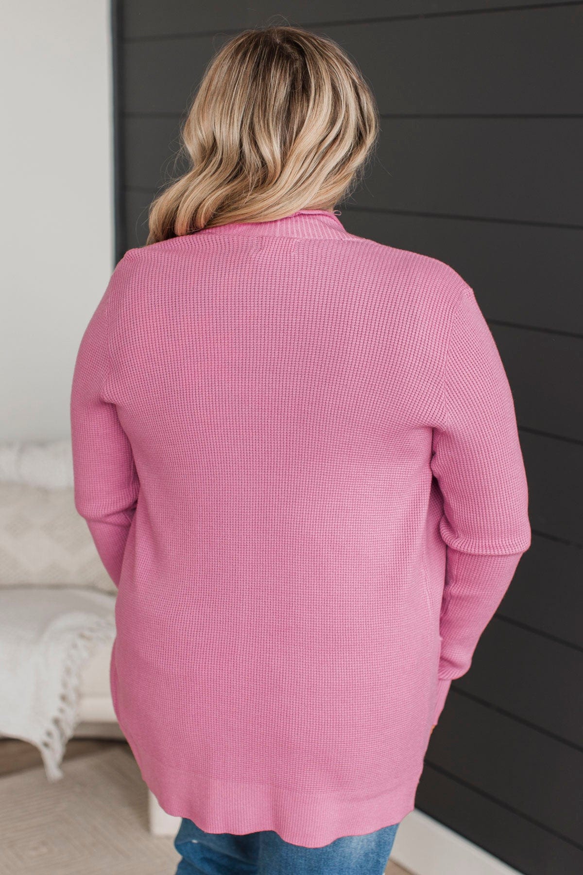 Walking On Clouds Knit Cardigan- Orchid - Image 7