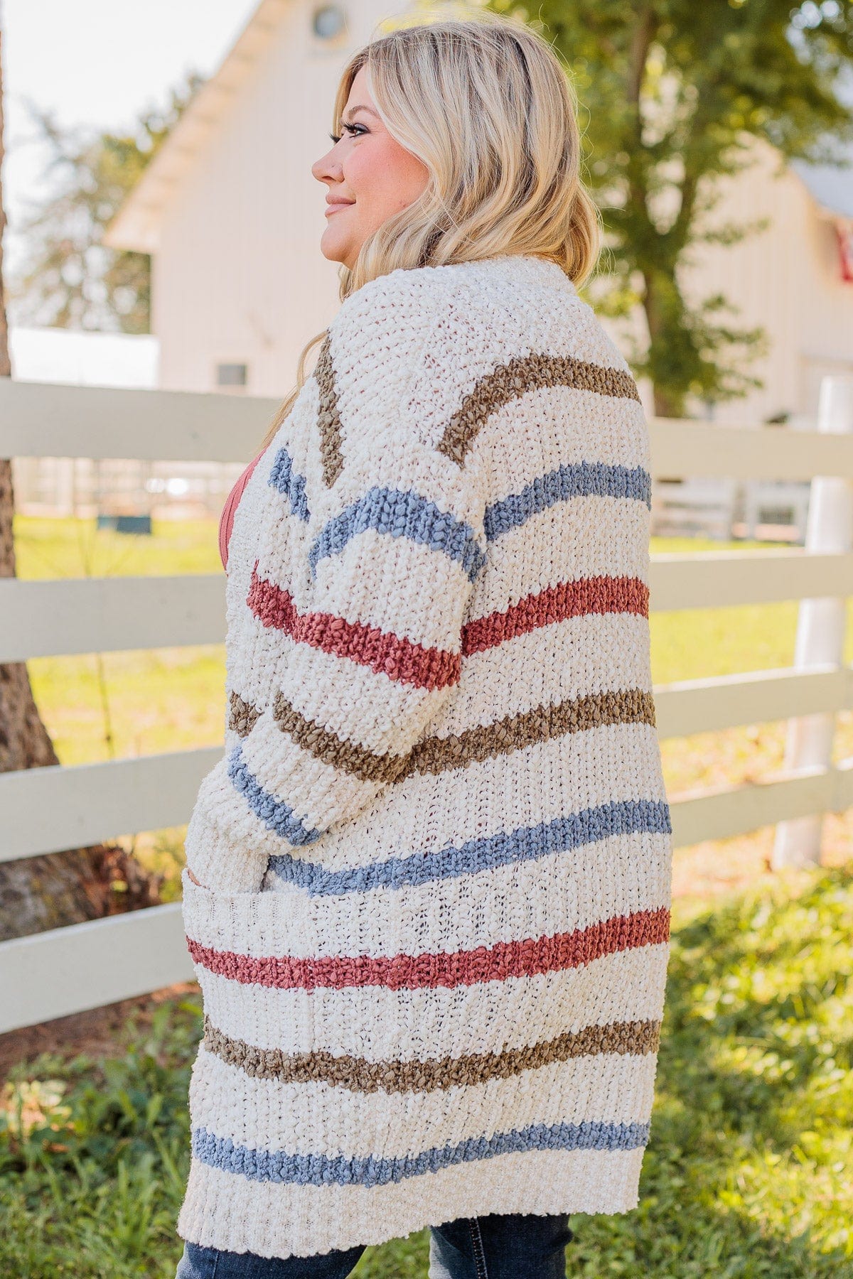 Warmest Regards Knit Cardigan- Ivory - Image 7