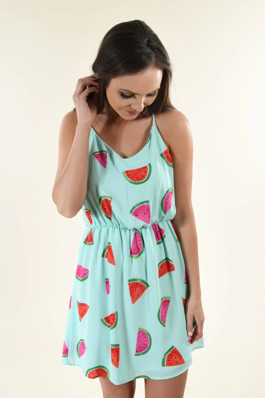 Watermelon Mint Dress - Image 5