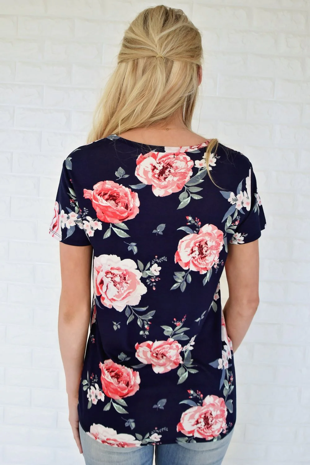 Waiting For a Floral Like You ~ Navy - Image 6