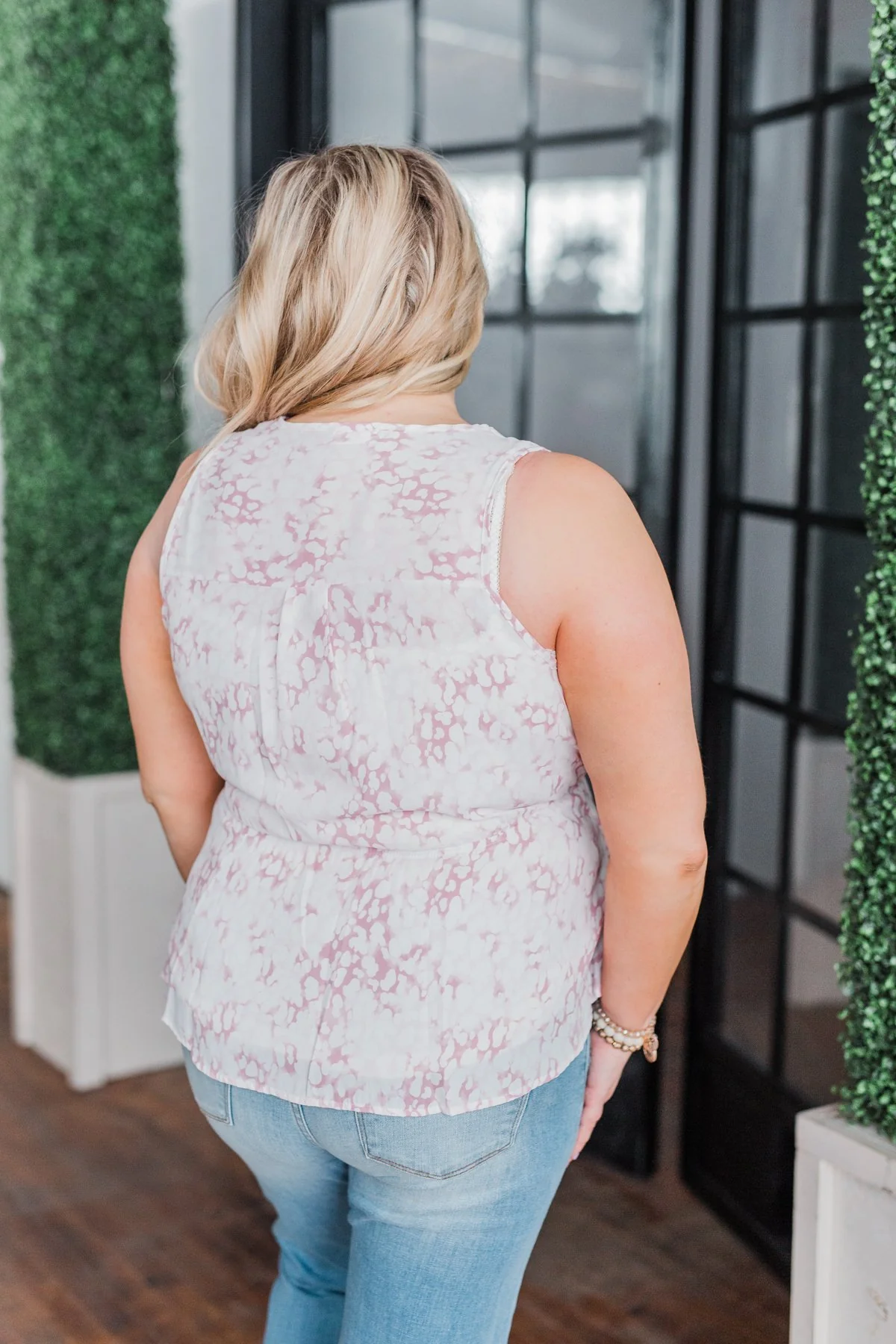 What She Wants Tie Tank Top- Light Pink - Image 12