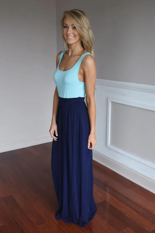 Whisper in the Wind Maxi ~ Navy - Image 5