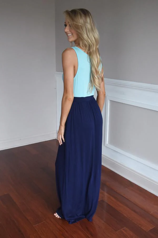 Whisper in the Wind Maxi ~ Navy - Image 6