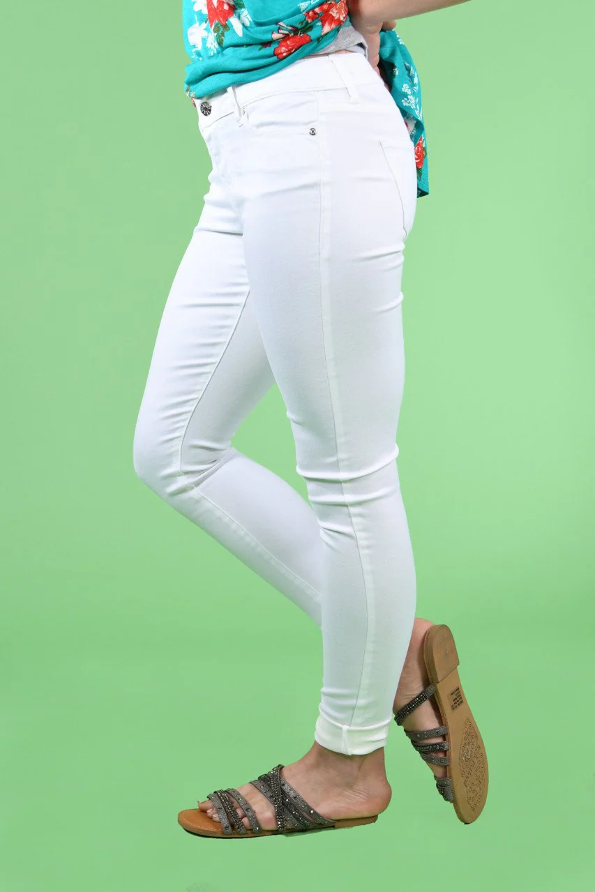 White Calypso Pants - Image 2