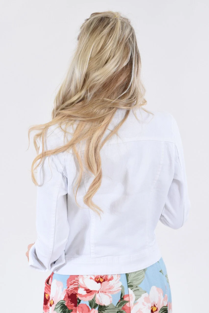 White Jean Jacket - Image 5
