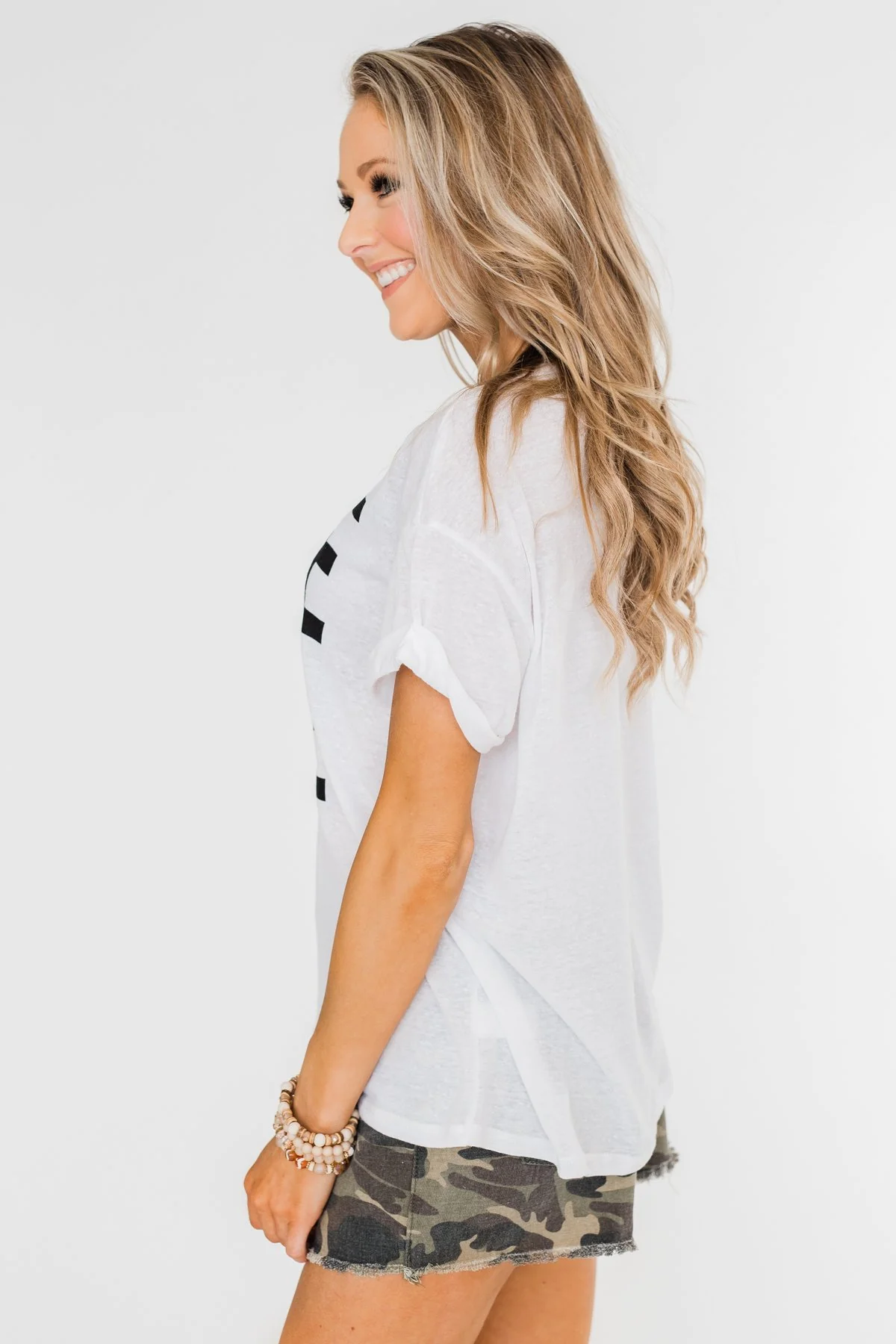 "Wife Life" Short Sleeve Top- White - Image 10