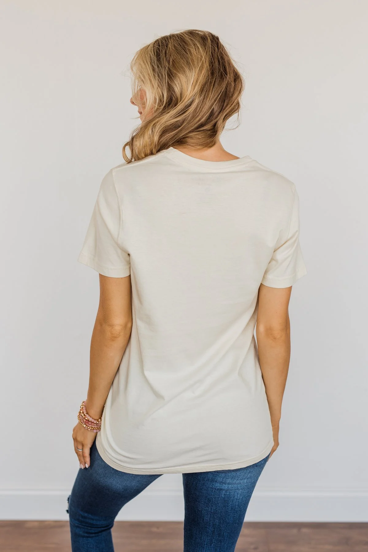 "Wild Mama" Lightning Bolt Graphic Tee- Light Cream - Image 6