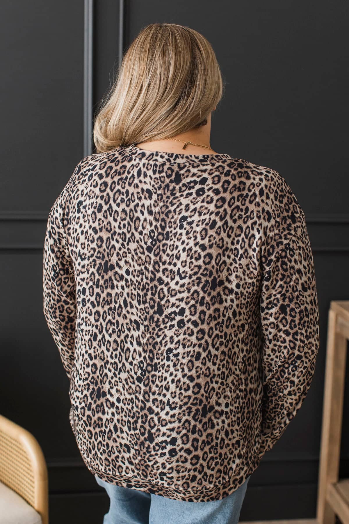 Wild Ways Long Sleeve Top- Leopard Print - Image 8
