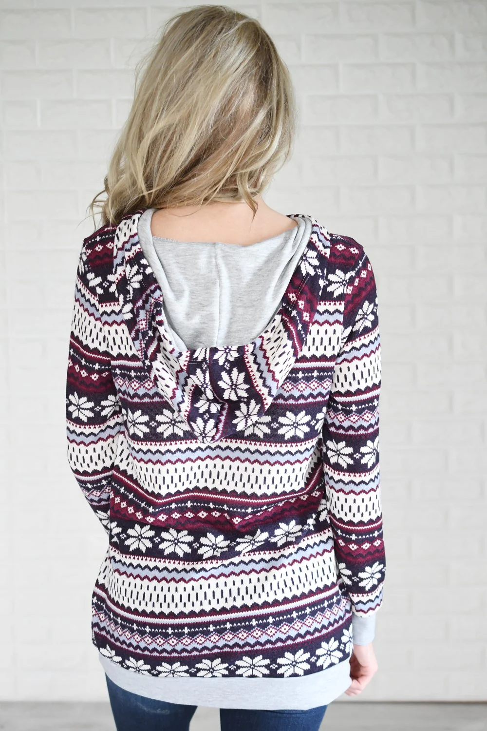 Winter Wonderland Snowflake Hoodie - Image 6