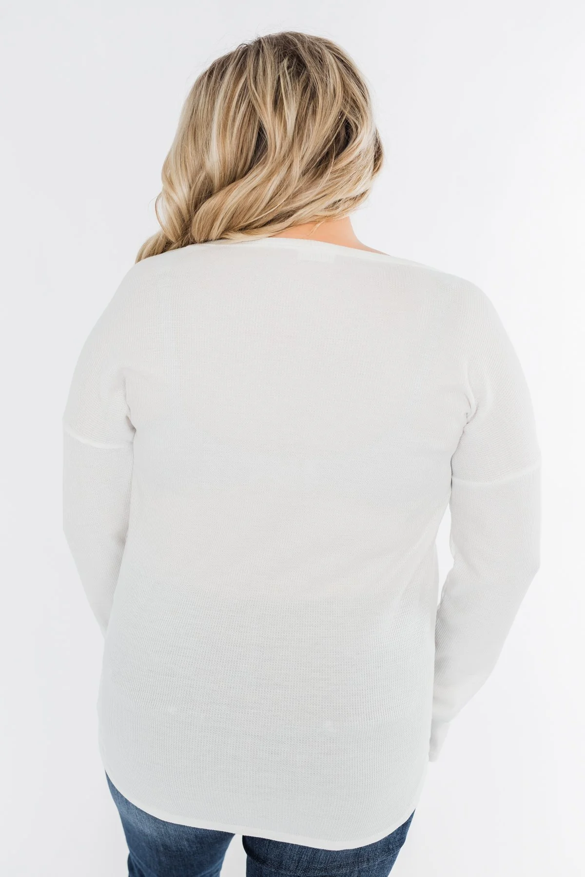 Winter Wonderland Thermal Top- Ivory - Image 14