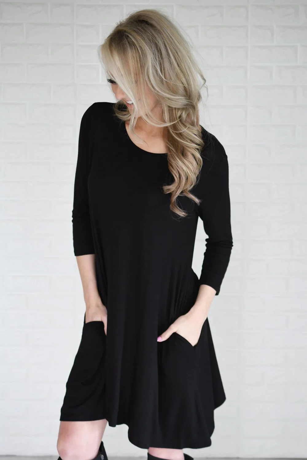 Wish You Were Here Black Dress