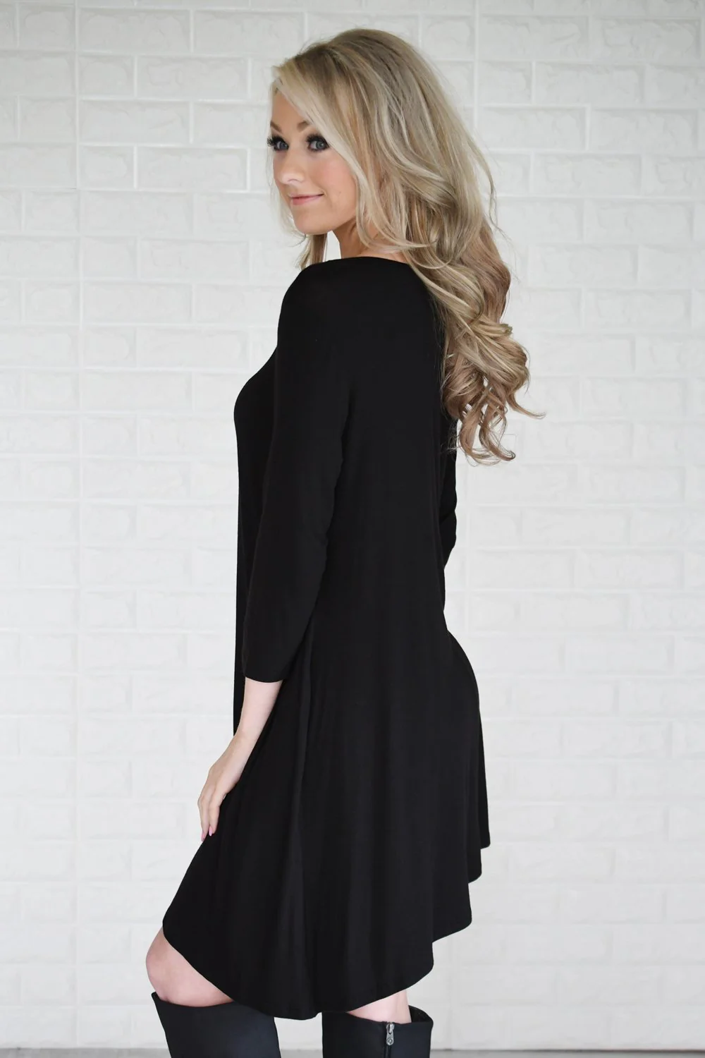 Wish You Were Here Black Dress - Image 6