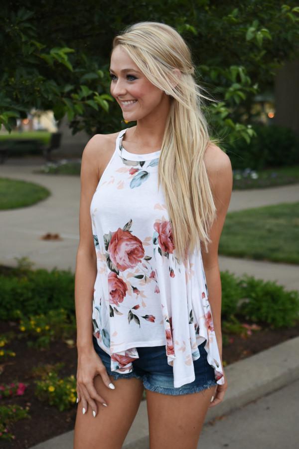 Without a Doubt ~ Floral Tank Top - Image 4