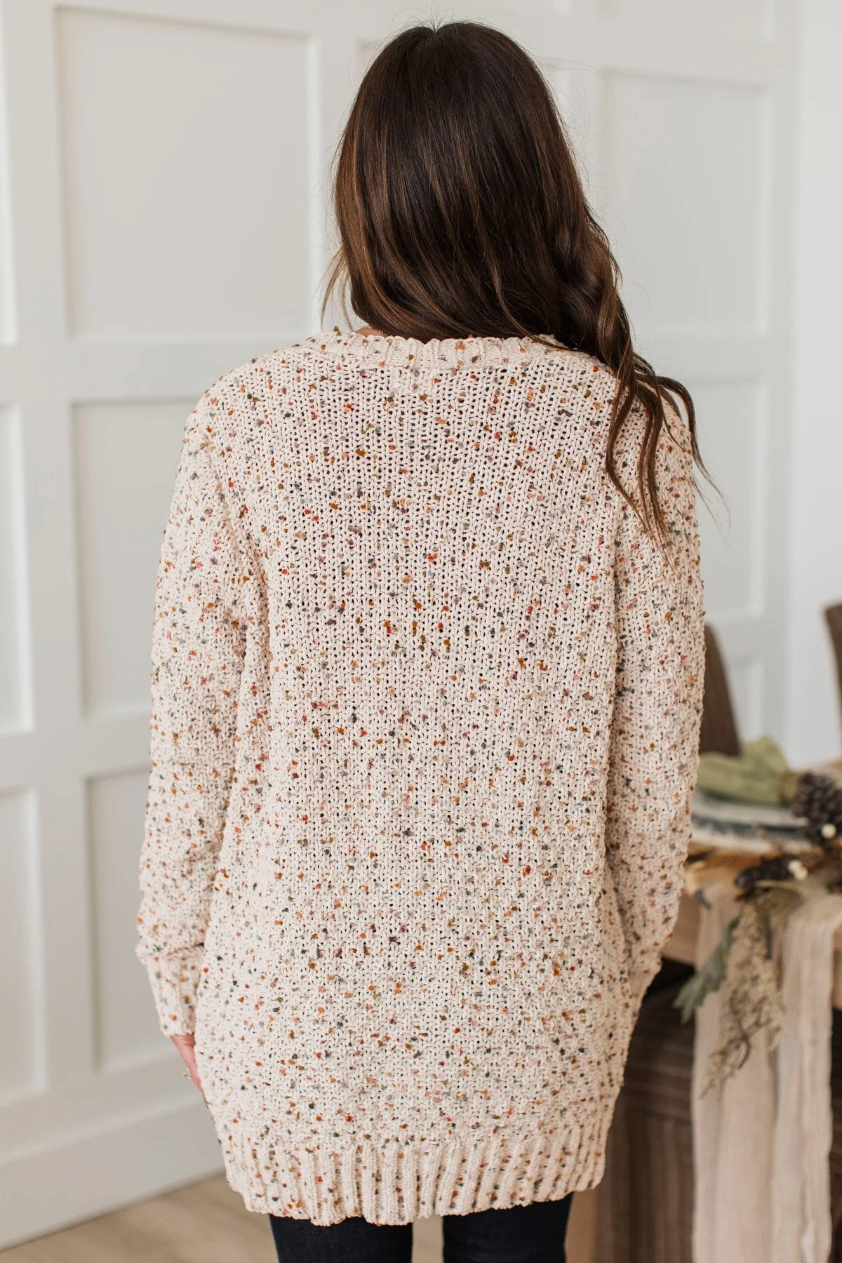 Wondrous Feelings Popcorn Cardigan- Cream - Image 8
