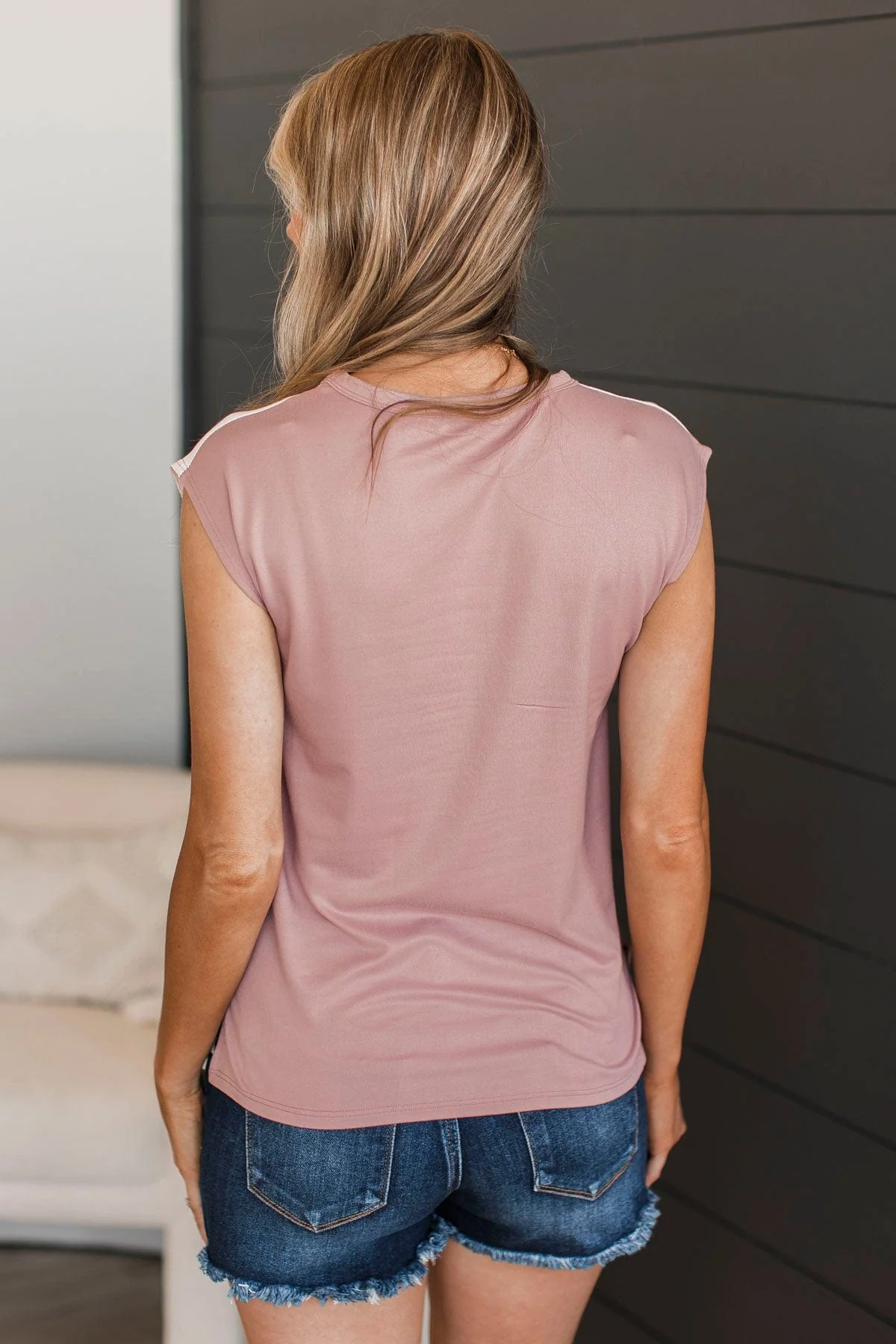 Words I Love To Hear Floral Top- Ivory & Mauve - Image 7