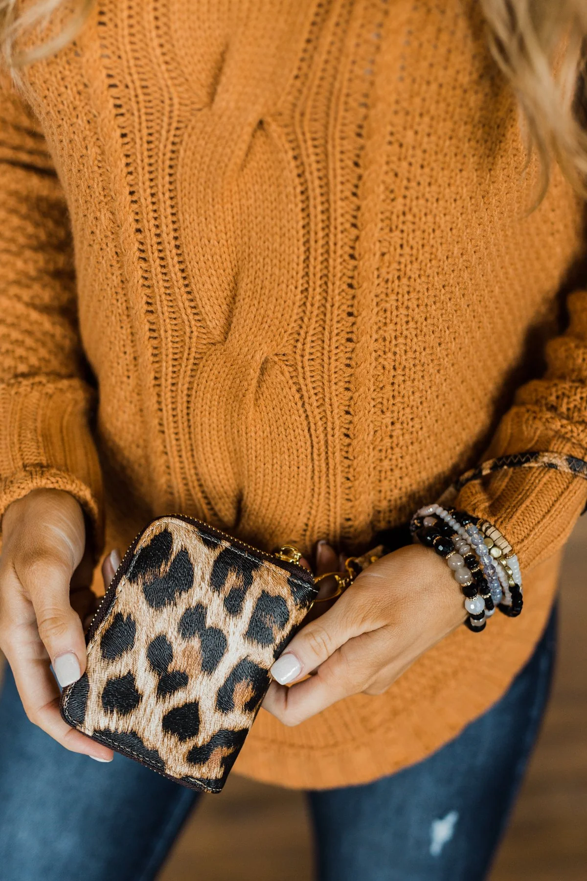 Wristlet Wallet- Leopard - Image 2