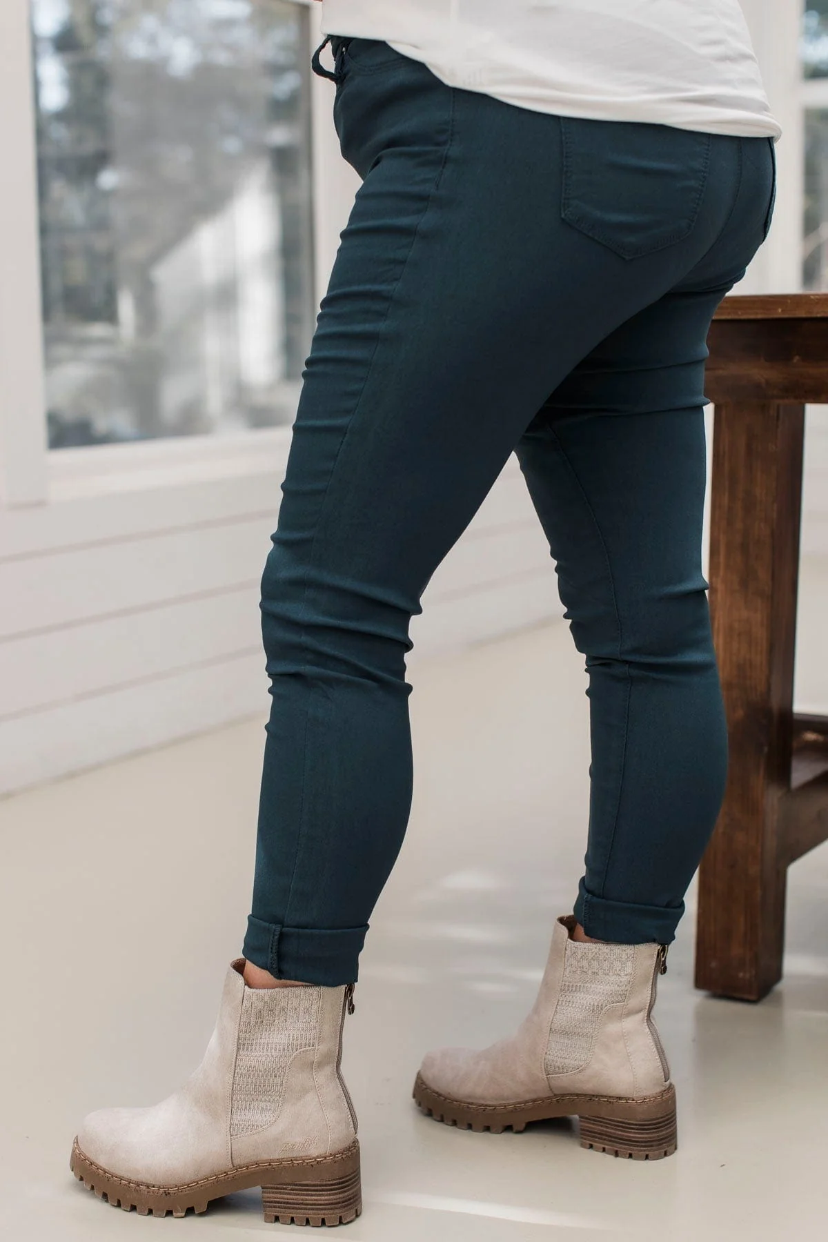 YMI Mid-Rise Jeggings- Constance Wash - Image 6