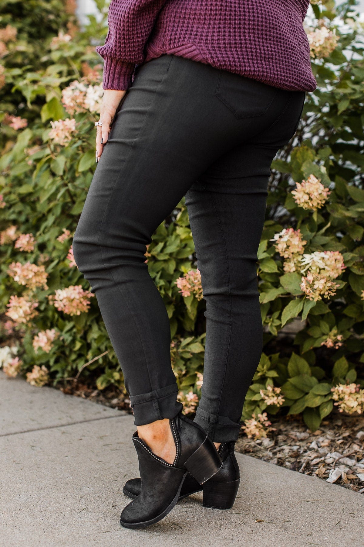 YMI Mid-Rise Jeggings- Dahlia Wash - Image 6