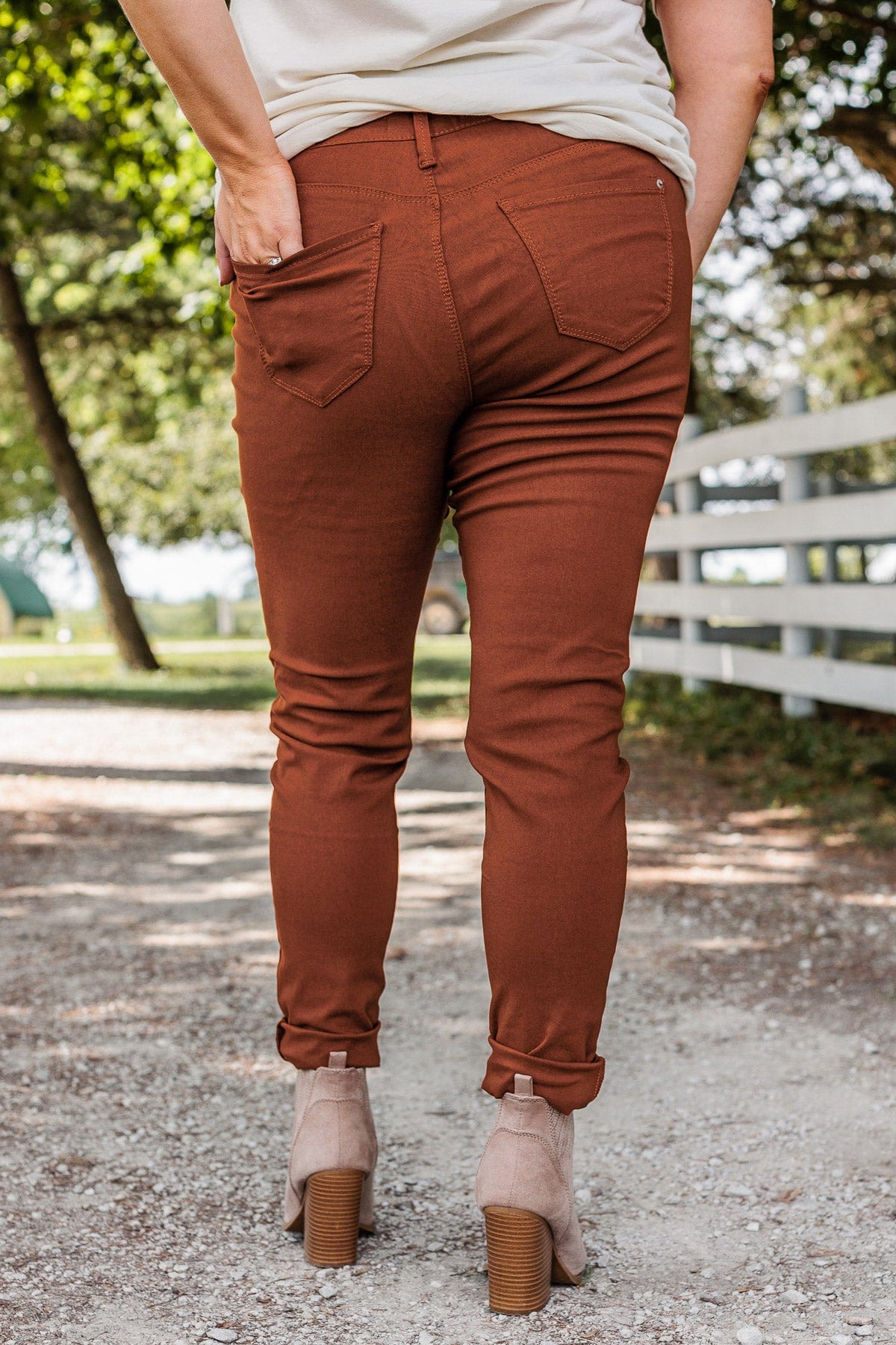 YMI Mid-Rise Jeggings- Gabriella Wash - Image 11