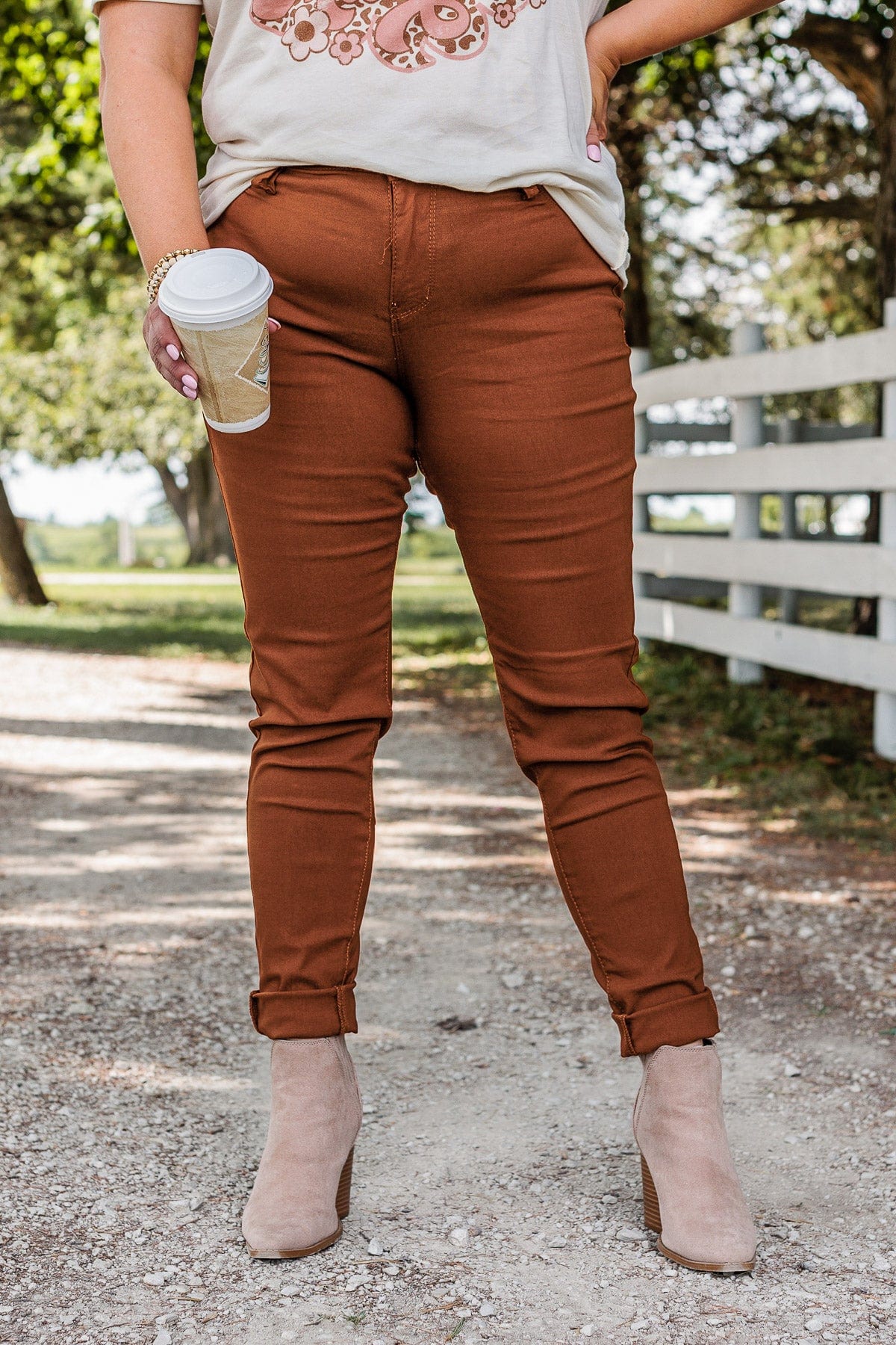 YMI Mid-Rise Jeggings- Gabriella Wash - Image 7