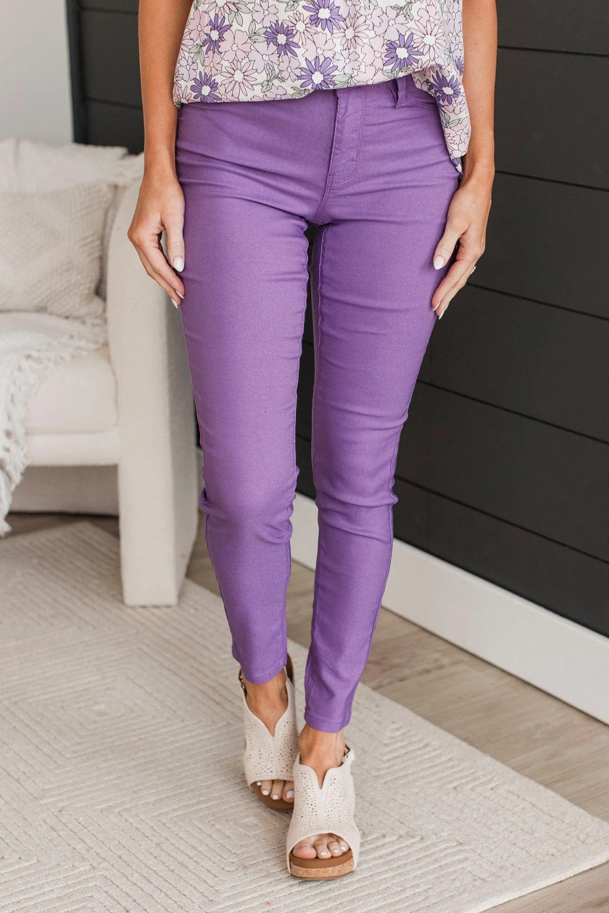 YMI Mid-Rise Jeggings- Nyla Wash - Image 3