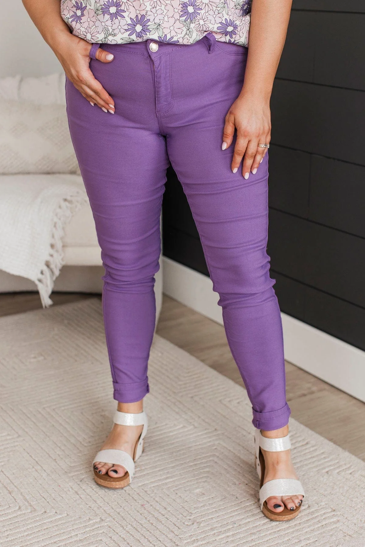 YMI Mid-Rise Jeggings- Nyla Wash - Image 4