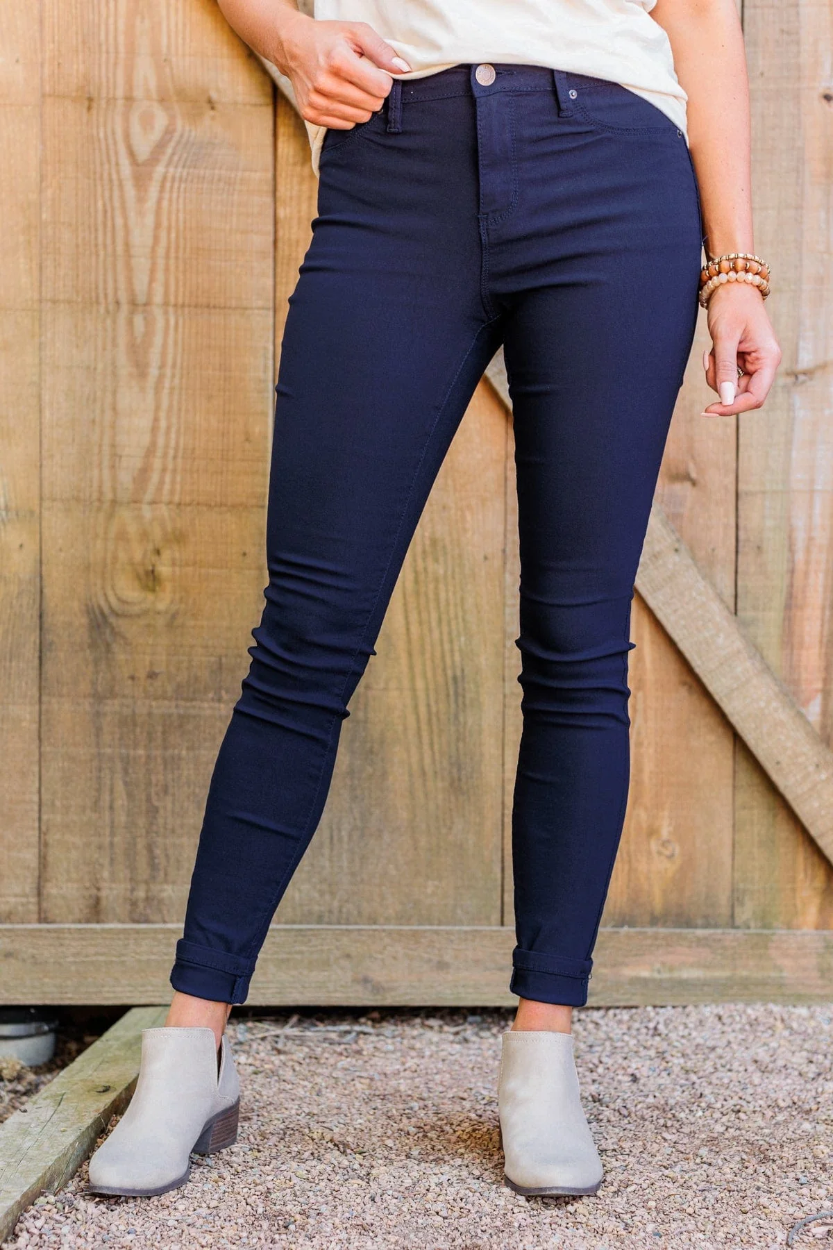 YMI Mid-Rise Jeggings- Sawyer Wash - Image 4