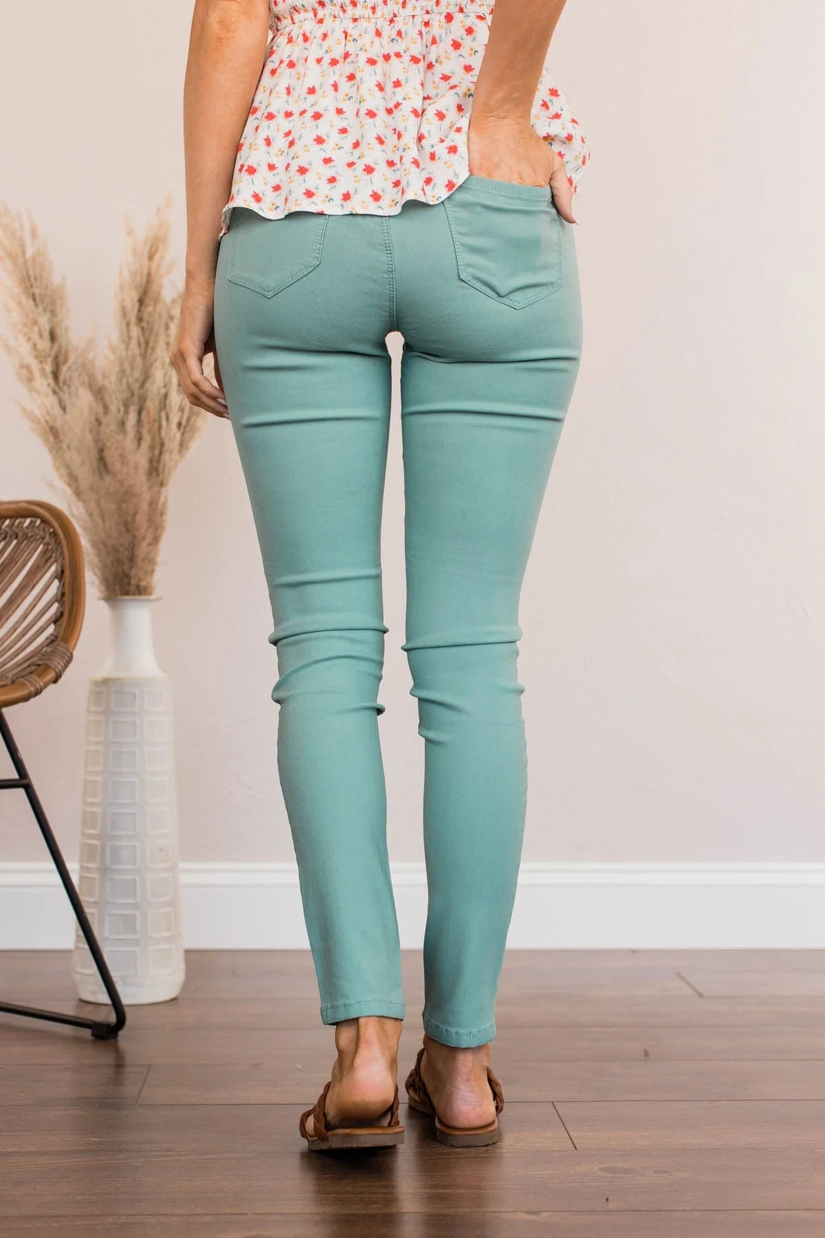 YMI Mid-Rise Jeggings- Mazarine Wash - Image 7